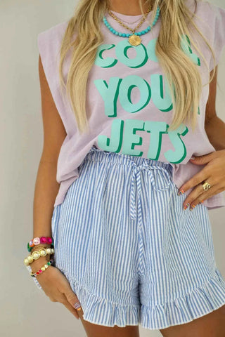Women’s boutique shorts and western-inspired styles at Southern Soul & Co. in Keller, Texas
