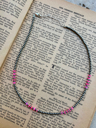 Pink Skies Pearl Necklace