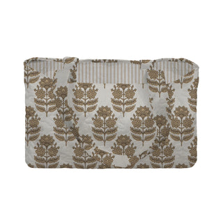 Genevieve Neutral Quilted Tote Bag