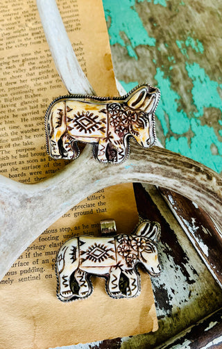 Dusty Trail Donkey Pendant