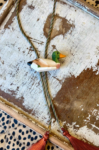 Mallard Duck Bolo Tie