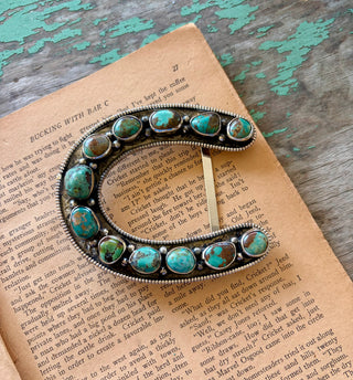 Turquoise Horseshoe Buckle