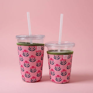 Small Coffee Cup Cover Whimsy Floral