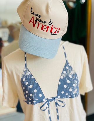 Polka Dot Bikini Tee