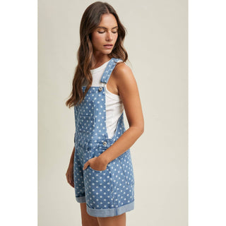 Polka Dot Short Overalls