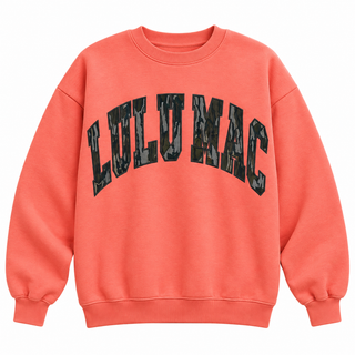 Lulu Mac Orange Mossy Oak Bottomland Sweatshirt | Preorder