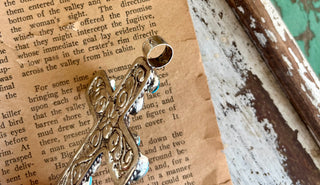 Blue Cross Pendant