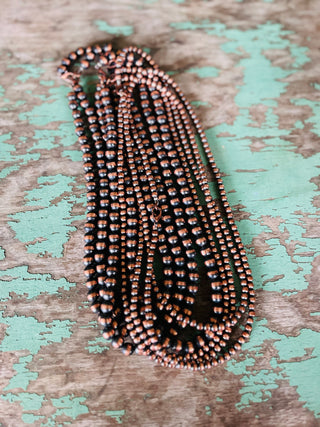 8mm Copper Pearls 20"