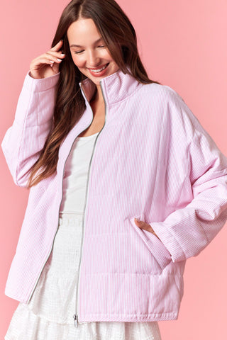 Pink Lemonade Quilted Jacket