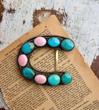 Pretty In Pink Turquoise Buckle