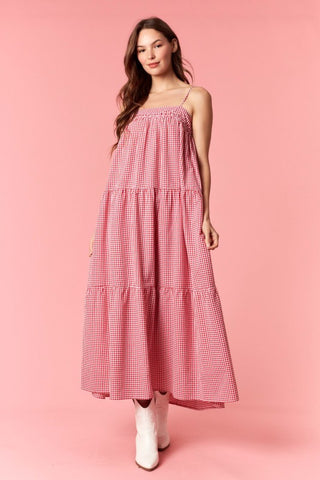 Red Gingham Dress