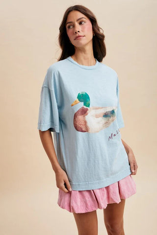 Oversized Mallard Duck Tee