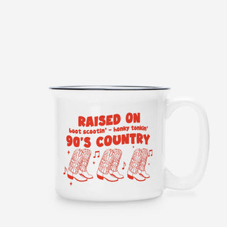 Raised on 90s Country Mug