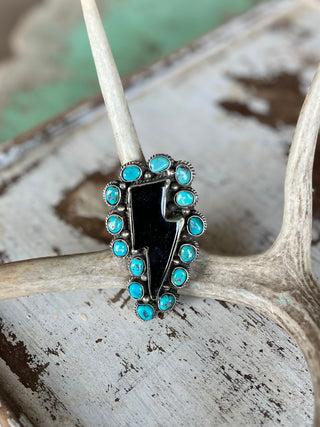 The Blue Lightning Ring