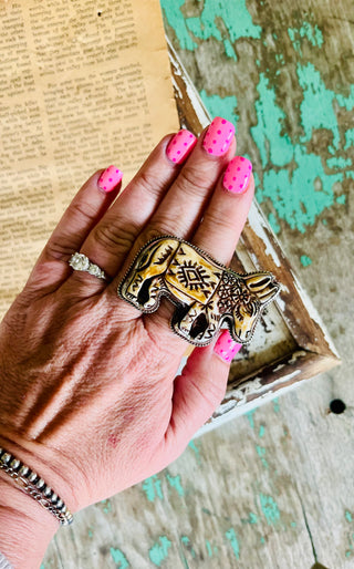 Dusty Trail Donkey Ring