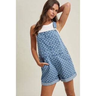 Polka Dot Short Overalls