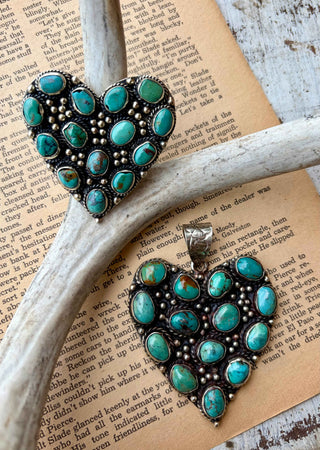 Turquoise Love Story Pendant