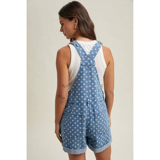 Polka Dot Short Overalls