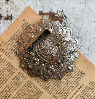Pink Desert Bloom Statement Buckle