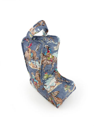 Birdie Chambray Tall Boot Bag