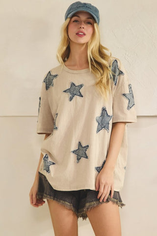 Starlit Denim Tee