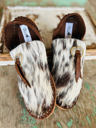 Cowhide Hearts (Size 8) image 0