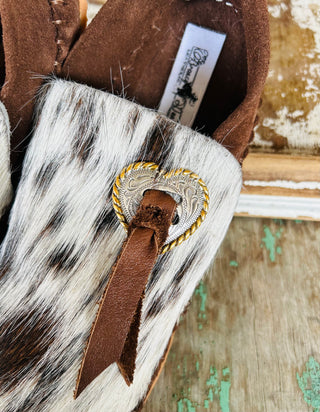 Cowhide Hearts (Size 8) image 1