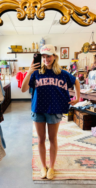 Polka Dot America Top