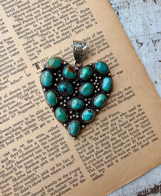 Turquoise Love Story Pendant