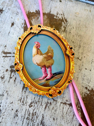 Kickin' Chicken Bolo Tie