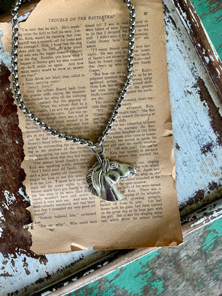 The Vintage Horse Necklace