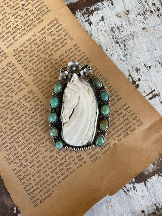 The Turquoise Horse Pendant