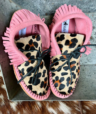 Pink Leopard Shorties (size 8)