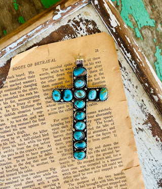 Blue Cross Pendant