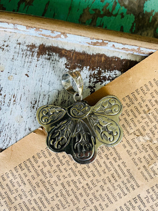 The Turquoise Petal Pendant