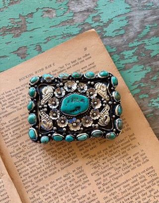 Turquoise Bronc Buckle