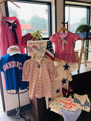 Polka Dot America Top