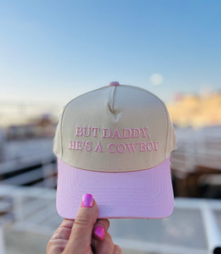 Pink But Daddy he's a Cowboy Hat
