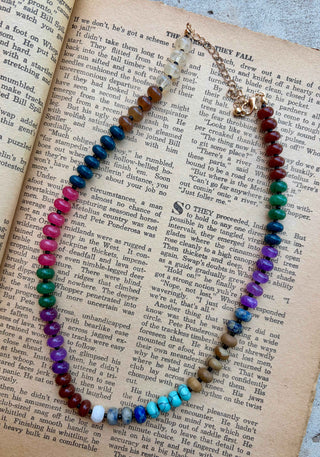 Wildflower Gemstone Necklace