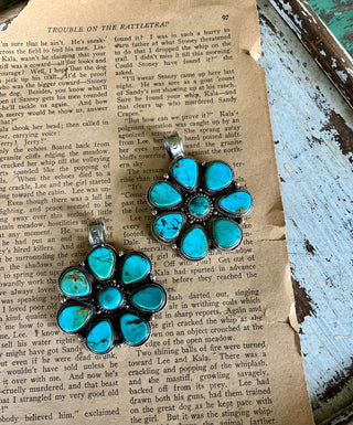 The Turquoise Blossom Pendant