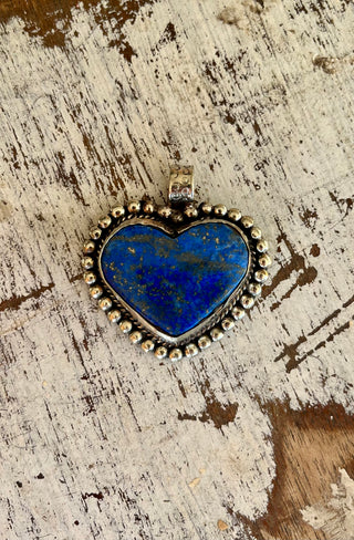 Blue Heart Pendant