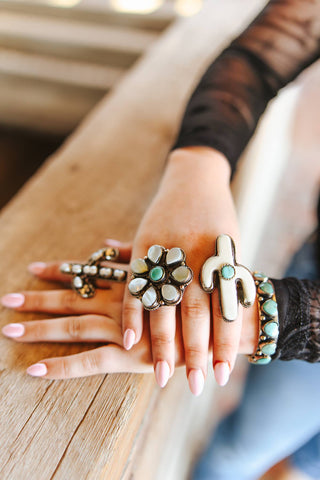 The Turquoise Cactus Ring
