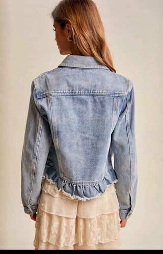 Darlin'Denim Ruffle Jacket