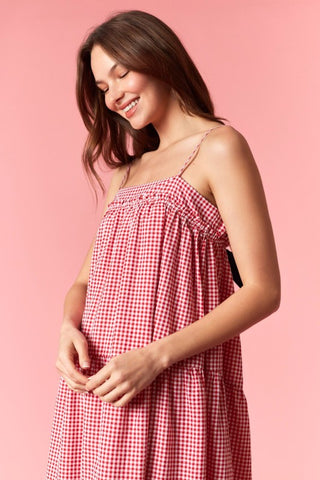 Red Gingham Dress