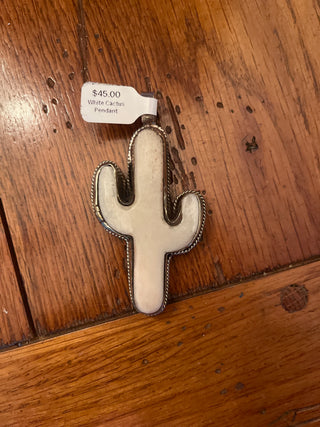 The White Cactus Pendant