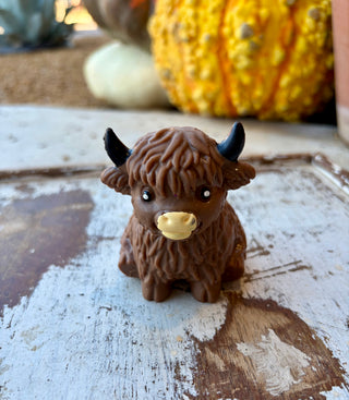Highland Cow Crunch Squishy