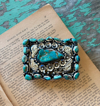 Turquoise Bronc Buckle