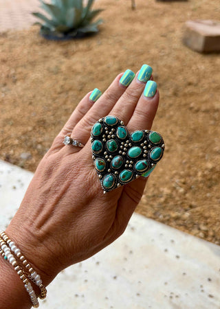 Turquoise Love Story Ring