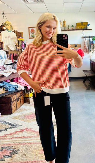 Coral Coast Striped Pullover Top
