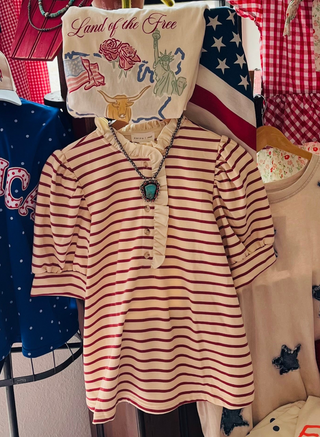 Desert Stripe Button Up